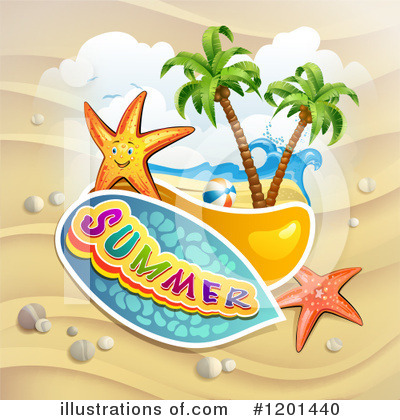 Royalty-Free (RF) Summer Clipart Illustration by merlinul - Stock Sample #1201440