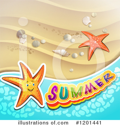 Royalty-Free (RF) Summer Clipart Illustration by merlinul - Stock Sample #1201441