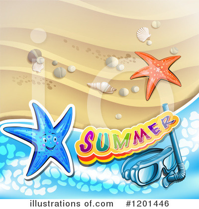 Royalty-Free (RF) Summer Clipart Illustration by merlinul - Stock Sample #1201446