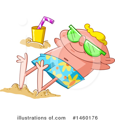 Sun Bathing Clipart #1460176 by yayayoyo