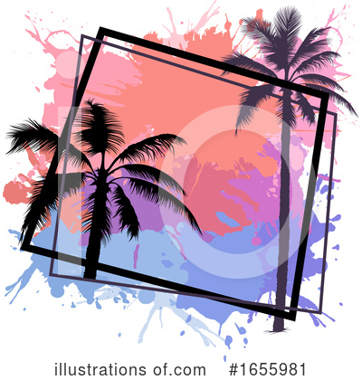 Palm Trees Clipart #1655981 by dero