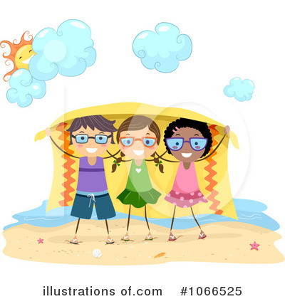 Royalty-Free (RF) Summer Time Clipart Illustration by BNP Design Studio - Stock Sample #1066525