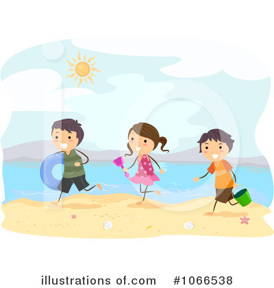 Royalty-Free (RF) Summer Time Clipart Illustration by BNP Design Studio - Stock Sample #1066538