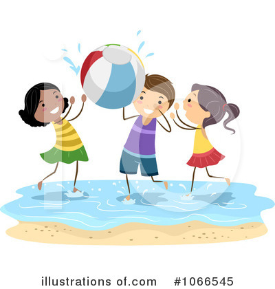 Royalty-Free (RF) Summer Time Clipart Illustration by BNP Design Studio - Stock Sample #1066545