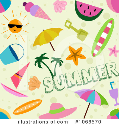 Royalty-Free (RF) Summer Time Clipart Illustration by BNP Design Studio - Stock Sample #1066570