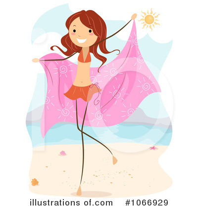 Royalty-Free (RF) Summer Time Clipart Illustration by BNP Design Studio - Stock Sample #1066929