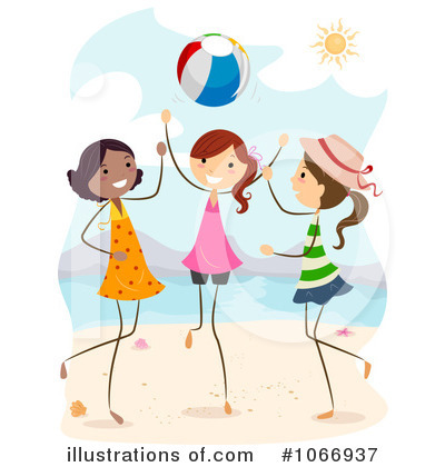 Royalty-Free (RF) Summer Time Clipart Illustration by BNP Design Studio - Stock Sample #1066937