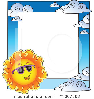 Royalty-Free (RF) Summer Time Clipart Illustration by visekart - Stock Sample #1067068