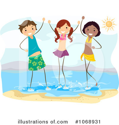Royalty-Free (RF) Summer Time Clipart Illustration by BNP Design Studio - Stock Sample #1068931