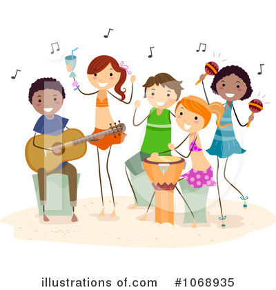 Royalty-Free (RF) Summer Time Clipart Illustration by BNP Design Studio - Stock Sample #1068935