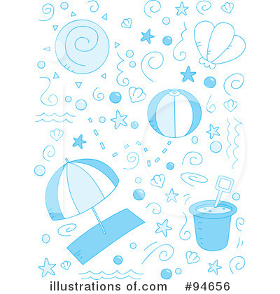 Royalty-Free (RF) Summer Time Clipart Illustration by Cory Thoman - Stock Sample #94656