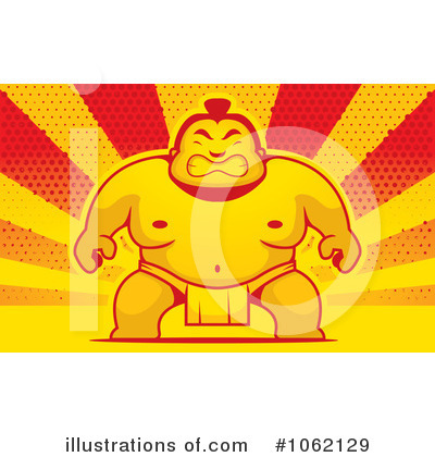 Sumo Wrestler Clipart #1062129 by Cory Thoman