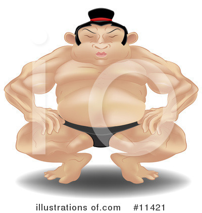 Sumo Clipart #11421 by AtStockIllustration