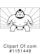 Sumo Wrestler Clipart #1151448 by Cory Thoman