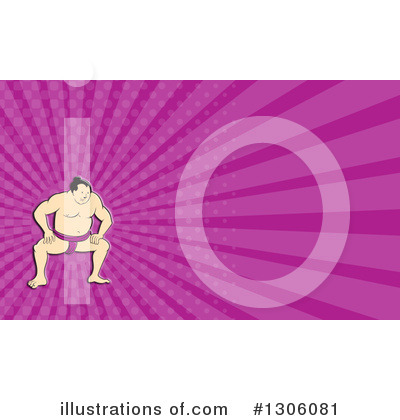 Sumo Wrestler Clipart #1306081 by patrimonio