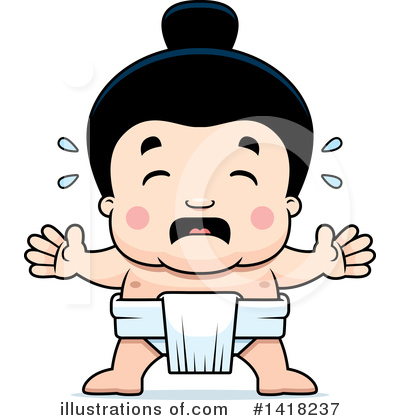 Sumo Wrestler Clipart #1418237 by Cory Thoman