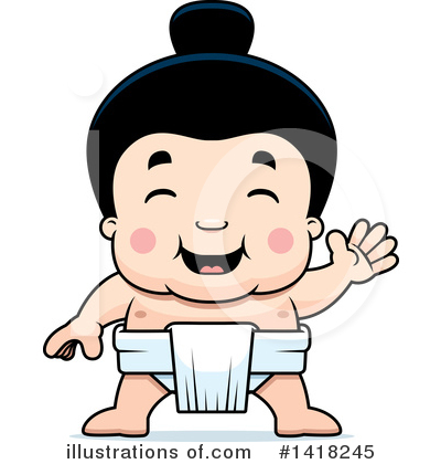 Sumo Wrestler Clipart #1418245 by Cory Thoman