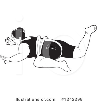 Wrestling Clipart #1242298 by Lal Perera