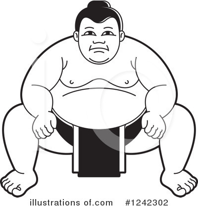 Wrestling Clipart #1242302 by Lal Perera