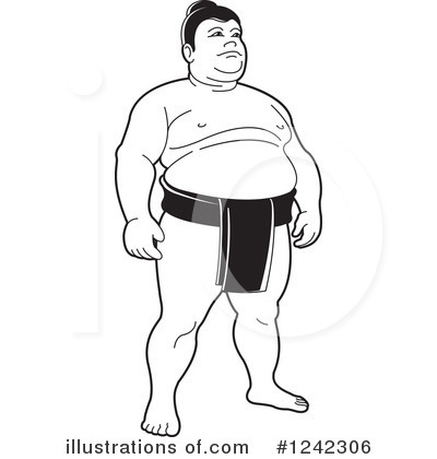 Wrestling Clipart #1242306 by Lal Perera