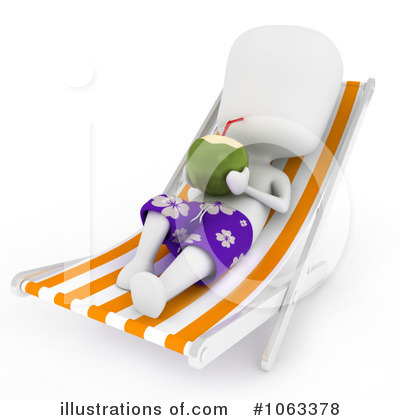 Royalty-Free (RF) Sun Bathing Clipart Illustration by BNP Design Studio - Stock Sample #1063378