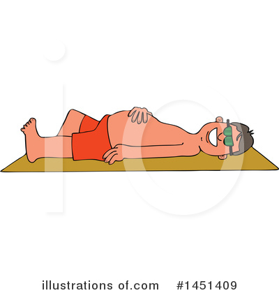 Sun Bathing Clipart #1451409 by djart