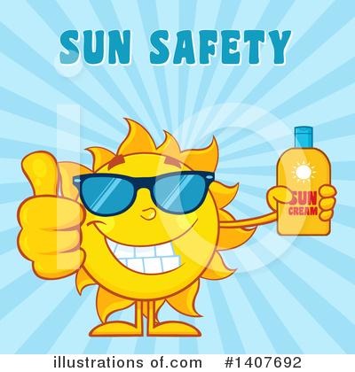 Sun Block Clipart #1407692 by Hit Toon