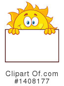 Sun Character Clipart #1408177 by Hit Toon
