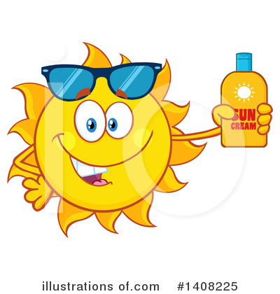 Sun Block Clipart #1408225 by Hit Toon