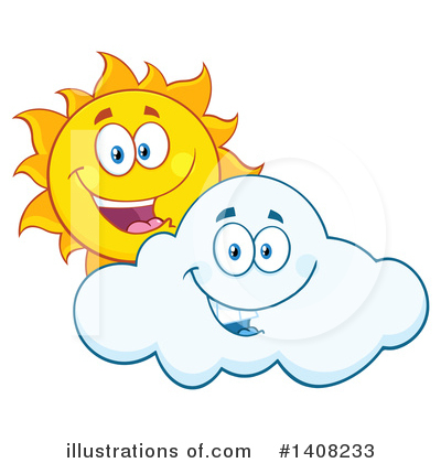 Royalty-Free (RF) Sun Character Clipart Illustration by Hit Toon - Stock Sample #1408233