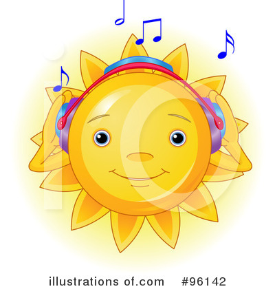 Royalty-Free (RF) Sun Character Clipart Illustration by Pushkin - Stock Sample #96142