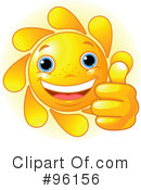 Sun Character Clipart #96156 by Pushkin