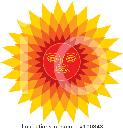 Royalty-Free (RF) Sun Clipart Illustration by Lal Perera - Stock Sample #100343