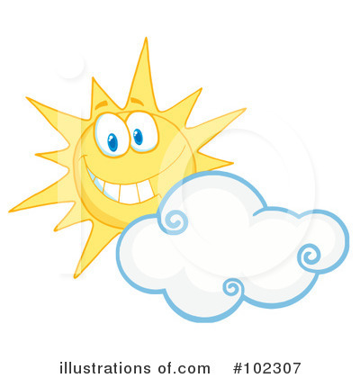Royalty-Free (RF) Sun Clipart Illustration by Hit Toon - Stock Sample #102307