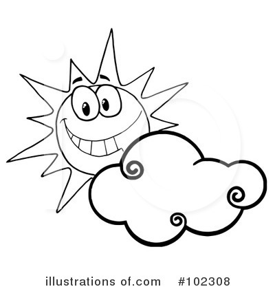 Royalty-Free (RF) Sun Clipart Illustration by Hit Toon - Stock Sample #102308