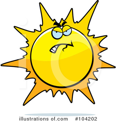 Royalty-Free (RF) Sun Clipart Illustration by Cory Thoman - Stock Sample #104202