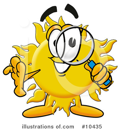 Royalty-Free (RF) Sun Clipart Illustration by Mascot Junction - Stock Sample #10435