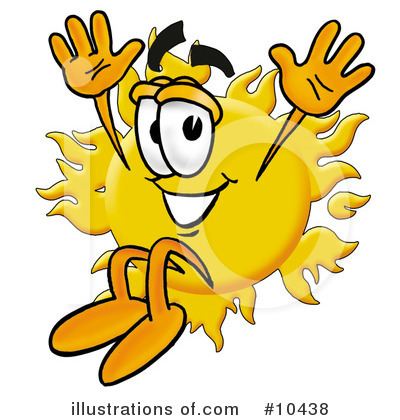Royalty-Free (RF) Sun Clipart Illustration by Mascot Junction - Stock Sample #10438