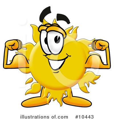 Royalty-Free (RF) Sun Clipart Illustration by Mascot Junction - Stock Sample #10443
