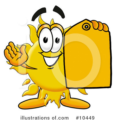 Royalty-Free (RF) Sun Clipart Illustration by Mascot Junction - Stock Sample #10449