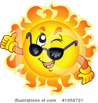 Royalty-Free (RF) Sun Clipart Illustration by visekart - Stock Sample #1050721
