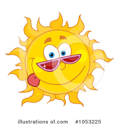 Royalty-Free (RF) Sun Clipart Illustration by Hit Toon - Stock Sample #1053225