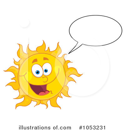 Royalty-Free (RF) Sun Clipart Illustration by Hit Toon - Stock Sample #1053231