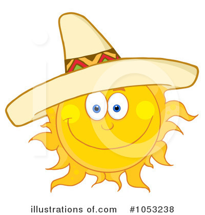 Royalty-Free (RF) Sun Clipart Illustration by Hit Toon - Stock Sample #1053238