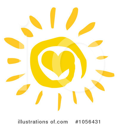 Royalty-Free (RF) Sun Clipart Illustration by Hit Toon - Stock Sample #1056431