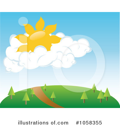 Royalty-Free (RF) Sun Clipart Illustration by Pams Clipart - Stock Sample #1058355