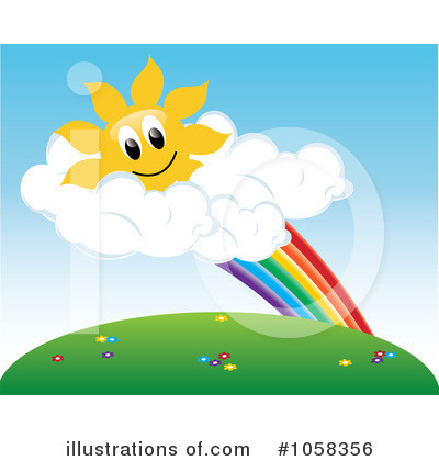 Rainbow Clipart #1058356 by Pams Clipart