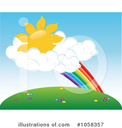 Rainbow Clipart #1058357 by Pams Clipart