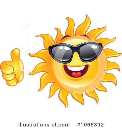 Royalty-Free (RF) Sun Clipart Illustration by yayayoyo - Stock Sample #1066392