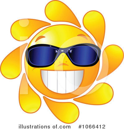 Royalty-Free (RF) Sun Clipart Illustration by Pushkin - Stock Sample #1066412